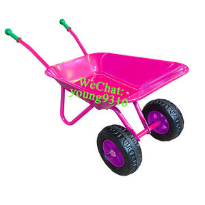 <span class=keywords><strong>Brouette</strong></span> pour enfants avec poignée en <span class=keywords><strong>bois</strong></span>, <span class=keywords><strong>jouet</strong></span> pour outils de jardin WB0201 - Product Image 2