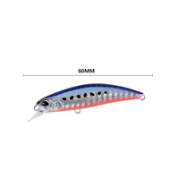 TOPRIGHT 6.5g 60mm M60s Spearhead Ryuki 60S Leurre dur en plastique coulant type Minnow pour la pêche au bar Jerkbait