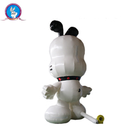 Chien gonflable géant en PVC pour la publicité extérieure, avec couleur personnalisée et impression UV - Vente à prix réduit