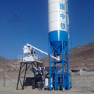 Corey Simple Structure Electric Motor Driven Stationary Concrete Batching Plant with <b>Aggregate</b> Batcher for Road Construction - Product Image 3