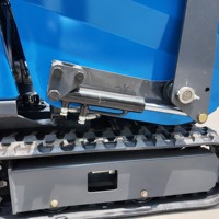 Mini-dumper sur chenilles à moteur sans balais, petit camion-benne sur chenilles, EURO 5, pour transport agricole et en verger, approvisionnement direct usine
