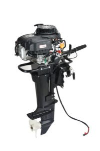 Moteur hors-bord 15HP 4 temps nouvelle condition refroidissement par air démarrage manuel avec réservoir externe à essence - Product Image 3