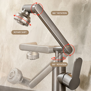 Braccio meccanico <span class=keywords><strong>rubinetto</strong></span> universale <span class=keywords><strong>rotante</strong></span> a <span class=keywords><strong>1080</strong></span> <span class=keywords><strong>gradi</strong></span> rubinetti per lavello da cucina <span class=keywords><strong>rubinetto</strong></span> per lavabo - Product Image 4