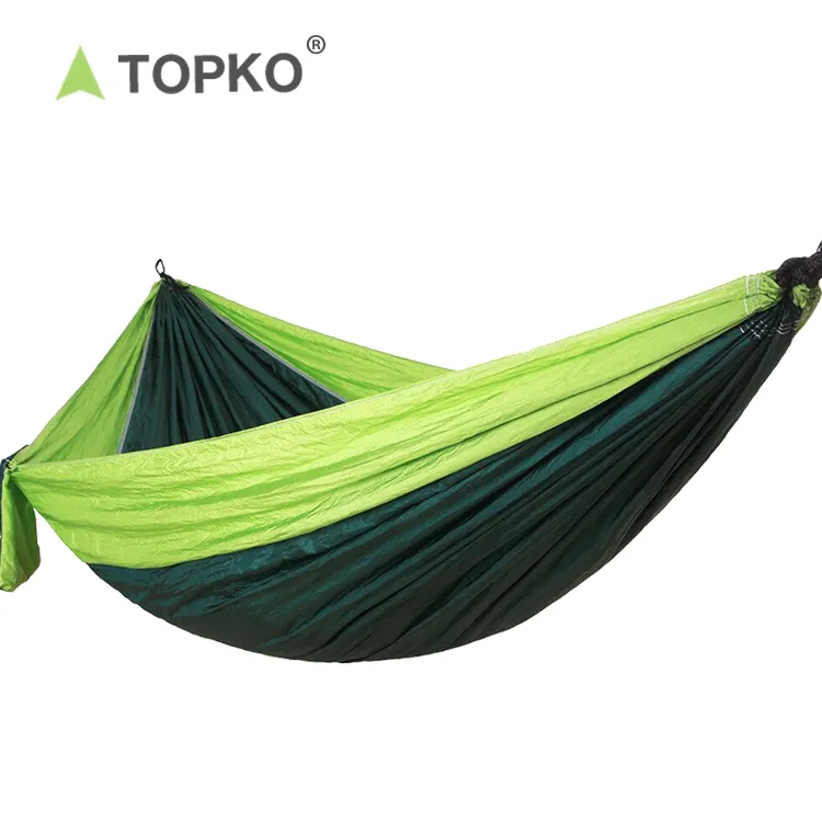 TOPKO atacado popular alta qualidade Outdoor Canvas Double Hanging Portátil Camping Redes