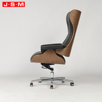 Chaise de bureau confortable pour la maison et le bureau, siège en cuir ergonomique, base en métal, pivotante, hauteur réglable, dossier haut