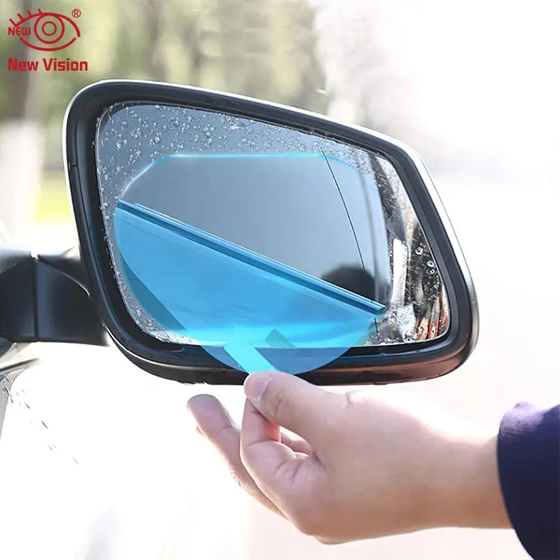 all size available 2pcs in one rainproof screen protector anti rain anti fog film car rervieaw mirror clear protective film