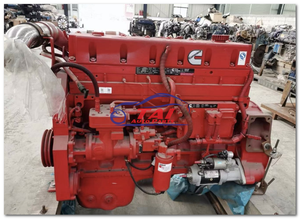 เครื่องยนต์ดีเซล 6 สูบ รุ่น ISM385 พร้อมเบรกเครื่องยนต์ สำหรับคัมมินส์ มือสองครบชุด - Product Image 5