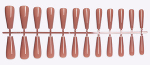 Bigl — autocollants <span class=keywords><strong>à</strong></span> <span class=keywords><strong>ongles</strong></span> artificiels en plastique, 12 coquillages, Clip Stiletto blanc, nouveau fabricant - Product Image 4