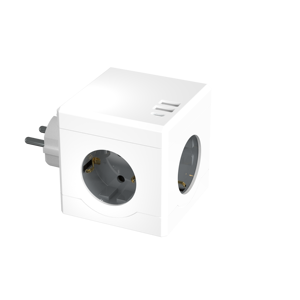 2 <b>USB</b> a 1 Type <b>C</b> 3 AC Outlets EU Travel Adapter 250V/16A 6-in-1 Cube Outlet Power Eu Socket Strip Adapter EU <b>Plug</b> - Product Image 6