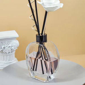 Sinh Thái Thân Thiện Với Thủy Tinh Bao Bì Hương Thơm Tinh Dầu <span class=keywords><strong>Reed</strong></span> Khuếch Tán Chai 200Ml Tùy Chỉnh Phẳng Khuếch Tán Chai Thủy Tinh - Product Image 2
