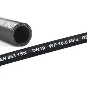 DNEN 856 4SH 38 Mpa 25 mm Flexible Rubber Hose Pipe