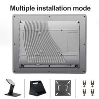 Panneau tactile industriel de 15 pouces, sans ventilateur, approuvé ip65, montage mural, VESA intégré, pour pc