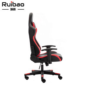 Chaise de bureau ergonomique de style industriel Ruibao OEM, dossier haut en cuir PU, avec support lombaire, pivotante, vérin à gaz 4 positions - Product Image 5