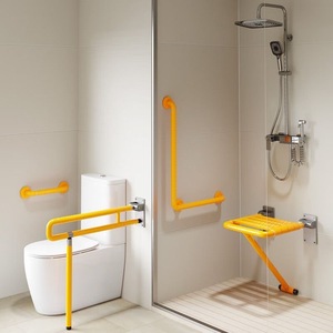 Barres d'appui en acier inoxydable et plastique, mains courantes anti-chute pour salle de bain, toilettes, douche, rails de sécurité pour personnes âgées et handicapées - Product Image 1