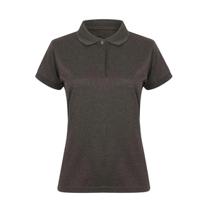 Polo para Mujer, Manga Corta, Mezcla de Algodón, Corte Ajustado, Informal, para Oficina, Verano, Moda, Elegante y Cómodo - Product Image 1