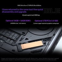 Nouvel ordinateur portable de jeu ROG Strix 10 Plus Ultra Competition Edition 18 pouces (U9 290HX Plus, 32 Go, 1 To, RTX 5080, 4K, 240 Hz, HDR1000)