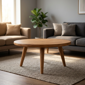 Table à manger moderne nordique en teck massif - Table de luxe durable, écologique et résistante à l'eau, 4 places, marque OEM, restaurant, hôtel - Product Image 3