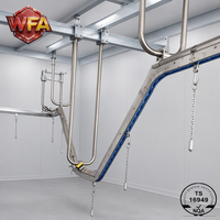 Machine d'abattage halal pour moutons et chèvres, équipement de boucherie en acier inoxydable, ensemble de découpe de viande, installation de transformation du bétail