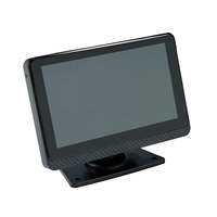 Caméra de recul AI Truck DVR Quad Split Monitor 360 View avec alarme BSD Kit de suivi humain automatique