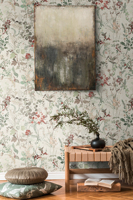 Papier peint de haute qualité de style tropical luxueux, fabriqué en Allemagne, à base de plantes, pour la décoration d'appartements et de maisons