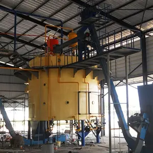 complete cooking oil press machine 50Ton rice bran oil refinery machine rice bran solvent extraction plant