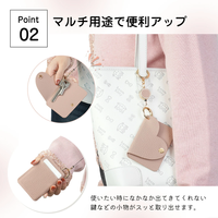 Porte-clés rétractable en cuir PU en forme de cœur, mini pochette pour carte d'identité, breloque de sac, anneau de clés à enroulement pour clés de maison et de voiture