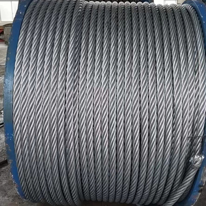6X19s Hot Dipped Galvanized Steel <b>Wire</b> Rope with Oiled Surface for Construction - Product Image 3