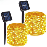 Hochspannung IP67 LED Star Lights String Wasserdichte Outdoor Weihnachten dekorative Lichter für Bäume Sky Atmosphere Small Plastic