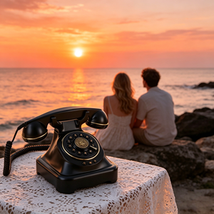 Nuovo Guestbook Audio: Telefono Vintage per Matrimoni, Registrazione Messaggi Voicemail, Noleggio per Eventi e Feste, Vendita Diretta dalla Fabbrica - Product Image 2