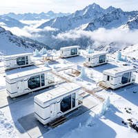 Vente en gros usine : Maison capsule modulaire durable à fonctionnalités personnalisées pour le développement de sites de glamping, approvisionnement en volume