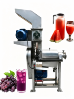 Commerciële kokosmelk-extractiemachine, sapcentrifuge, volautomatische fruitsapcentrifuge