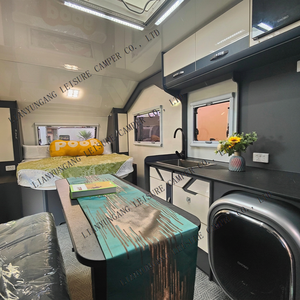 Caravane familiale tout-terrain de luxe à suspension indépendante, à <span class=keywords><strong>double</strong></span> essieu, <span class=keywords><strong>avec</strong></span> carrosserie composite et lits superposés - Product Image 6