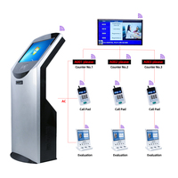 Système de gestion des files d'attente QMS multilingue (arabe/français/anglais/russe) pour banques/hôpitaux/cliniques/cinémas avec écran LCD et lecteur capacitif 10 points