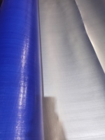 Rouleau de bâche tissée en polyéthylène bleu PE, vente en gros directe usine Chine