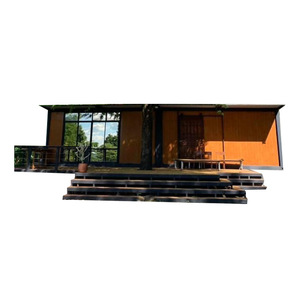 Casa Contenedor Desmontable, Panel de Madera, Villa Moderna, Forma Rectangular, Estructura de Acero Ligera, Vivienda Móvil de Ensamblaje - Product Image 4