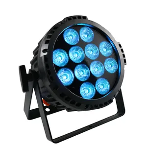 Heiße Qualität 12 X18W par Licht RGBWA UV 6 In1 Outdoor IP65 Wireless Batterie Wasserdichtes LED Par Licht für Hochzeit und Konzert