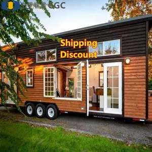 CGCH Rumah Kecil Struktur Baja Ringan Modular, Wadah Rumah Tangga Prefab Kit Mewah Harga Rendah