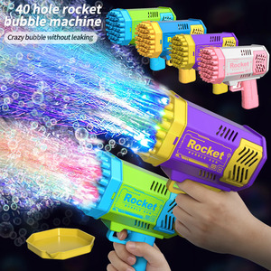 Juguetes de Burbujas de Jabón, Lanzador Automático Grande, Pistola de Burbujas Bazooka, Juguete para Niños, Pistola de Burbujas Eléctrica para Bodas - Product Image 3