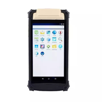 Escáner RFID UHF de largo alcance portátil 4G Capacidad de memoria Inventario sin contacto Lector de código de barras Android WiFi Comunicación