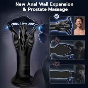 Masajeador de Próstata con Control Remoto por Aplicación, Impulsado por IA, con Bloqueo Anal, Tapón Anal para Mujeres y Hombres - Product Image 3