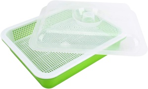 Plateaux de <span class=keywords><strong>semis</strong></span> hydroponiques <span class=keywords><strong>à</strong></span> microvertes, 2 pièces, étagère pour la plantation, différentes tailles - Product Image 6