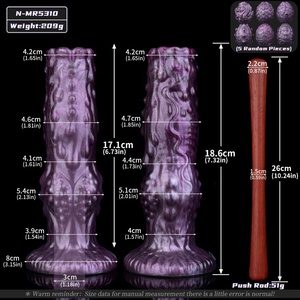 N-MR5310 Ovipositeur Wolf Dog pour Hommes et Femmes, Masturbation Sexuelle, Plug Anal Gonflable, Œuf Vaginal à Éclosion, Silicone Adulte - Product Image 6