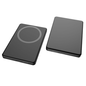 Portable 5000Mah 10000Mah Mini Power Banks Wireless Fast Charger for Outdoor Custom Logo Magnetic Pd20W Phone Metal Power Bank