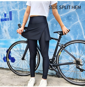 <span class=keywords><strong>Pantaloni</strong></span> Lunghi da Ciclismo per <span class=keywords><strong>Donna</strong></span> con Imbottitura in Gel, Traspiranti e Riflettenti, Leggings <span class=keywords><strong>MTB</strong></span> ad Alta Elasticità - Product Image 2