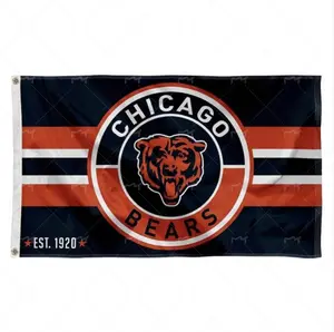 하이 퀄리티 커스텀 시카고 곰들 디럭스 3x5 야외 깃발