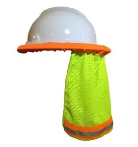 Hi-Lihat Reflektif Elastis Helm Safety Sun Shade Visor untuk Mendaki atau Konstruksi Hard Hat Leher Perlindungan Perisai