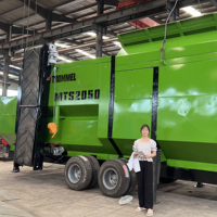 Écran mobile à tambour rotatif MTS 2050 de grande capacité, pour le tri des déchets, du terreau et du compost, à vendre