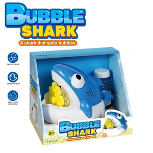 <span class=keywords><strong>Machine</strong></span> à bulles électrique automatique en plastique en forme de requin pour les activités de plein air des enfants, les fêtes d'été et les anniversaires - Product Image 1