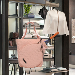 Sac de tennis et de badminton pour femme adulte en PU, haute valeur esthétique, lot de 2, sac à bandoulière avec fonction porte-chaussettes - Product Image 3