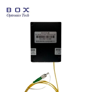 Fuente de luz de fibra óptica de banda ancha SLD de 10mW y 850nm con longitud de onda múltiple opcional para detección óptica - Product Image 6